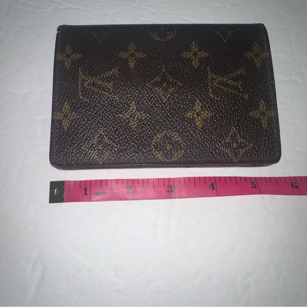 Louis Vuitton PROJECT Bifold Passport Holder Coin Pouch Monogram Leather Ca0947 - Picture 5 of 17